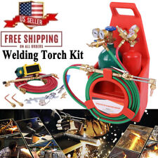 Torch Cutting And Welding Portable Oxygen Acetylene Tank Torch Kit With Gauges