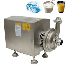110v 1hp Centrifugal Pump Food Grade Sanitary Beverage Transfer Pump 3 Tonhour