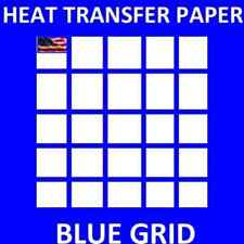 Iron On Inkjet Opaque Heat Transfer Paper For Dark Fabrics -blue Back - 10 Sh A