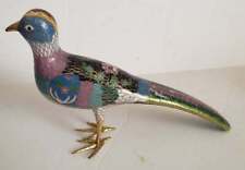 Hungarian Porcelain Pheasant Vintage Fishnet Bird Figurine 10
