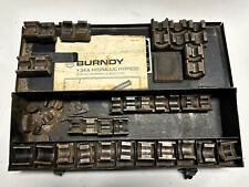 Burndy Y34a Hypress Dies And Case Assorted Sizes