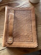 Jw Ministry Service Portfolio Folder Zipper Leather Hand Stitched From Paraguay