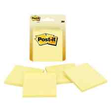 Post It Notes 3 In X 3 In Canary Yellow 4 Pads 1 Pack