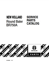 New Holland Br750a Round Baler Parts Catalog Pdfusb - 87346320