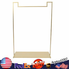 Clothing Rack Metal Standing Gold Garment Rack Clothes Display Stand Boutique