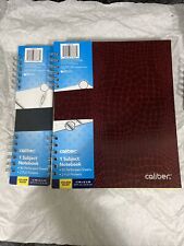 2 Caliber Executive 1 Subject Notebook - College-ruled 2 Colors New