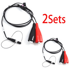 2-set Power Cable Protected For Trimble R8 R7 R6 4700 Gps Ire To Alligator Clips