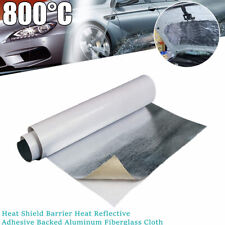 Heat Shield Barrier Heat Reflective Adhesive Backed Aluminum Fiberglass Cloth