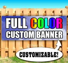 Full Color Custom Banner Advertising Vinyl Banner Flag Sign Many Sizes Available