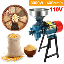 3000w Electric Grinder Mill Grain Wet Dry Corn Wheat Feed Flour Cereal Machine