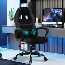 Massage Gaming Chair Office Ergonomic Racing Desk Chair Swivel Computer Chair