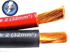 100 Ft Excelene 2 Awg Gauge Welding Battery Cable 50 Red 50 Black Usa