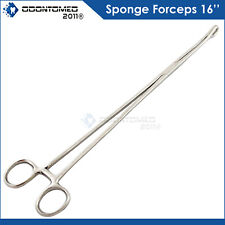 Sponge Forceps 16 Straight Gynecology Surgical Body Piercing Surgical Tools