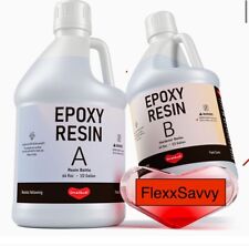 Epoxy Resin Kit 1 Gallon Crystal Clear Wood Art Jewelry Tabletop Bubble Free