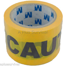 3 X 300 Barricade Triage Tape Caution Yellow Safety Emergency Survival Supply