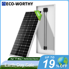 Eco-worthy 200w Watt Mono Solar Panel 12v Battery Charger Home Boat Rv Off Grid