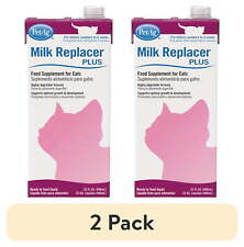 2 Pack Pet-ag Milk Replacer Plus Liquid For Cats And Kittens 32 Fl. Oz.