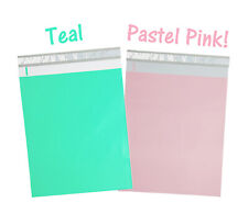 12x15 Pastel Pink Teal Poly Mailers Hot New Designer Shipping Mailing Bags