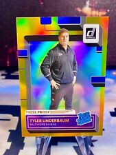 2022 Tyler Linderbaum Panini Donruss Gold Holo Press Proof Rated Rookie 400