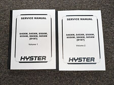 Hyster D187 S55xm S60xm S65xm Gas Forklift Lift Truck Shop Service Repair Manual