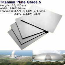 Tc4gr5 Titanium Ti Alloy Plate Panel Sheet Durable Metal 0.5 Mm 1 2 3 4mm Thick