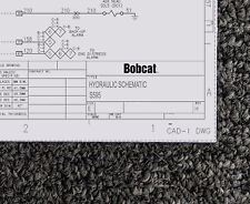 Bobcat Skid Steer Loader S595 Hydraulic Schematic Manual Diagram