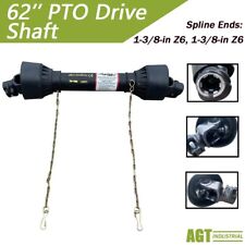 Agt Pto Shaft Pto Drive Shaft 41.33-62 T4 1-38 X 6 Spline Ends For Tractor