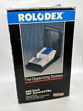Rolodex Organizing System 500 Card Vip Covered Model Vip 24c Puttybeige New