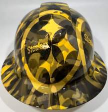 New Full Brim Hard Hat Custom Hydro Dipped Pittsburg Steelers Camo