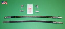 New Hose Kit For John Deere 54 Plow Snow Blade Angle W Quick Couplers Fittings