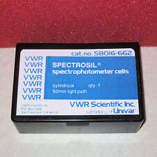 Vwr Cylindrical Spectrophotometer Cell Far Uv Cell 58016-662 Is Now 414004-073