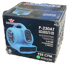 X-power P-230at Mini Air Mover With Built-in Power Outlets - Blue