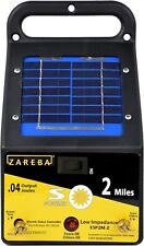 Esp2m-z Solar Powered Low Impedance Electric Fence Charger-2 Mile Solar Powered
