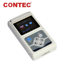 Tlc9803 Contec 3-lead Ecg Holter 24 Hour Monitor Recorder Sync Software Analyzer