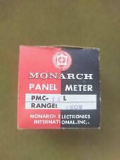 Vintage Monarch Pmc-14l Ac 150v Panel Mount Voltage Meter Nos Two Available
