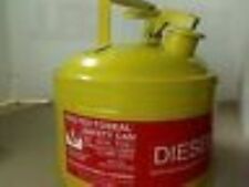 Protectoseal 3613y Safety Type 1 Diesel Fuel Can 3 Gallon Yellow Metal