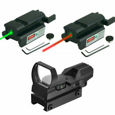 Rifle Green Red Dot Laser Sights Gun Optics Scope Reflex Holographic 4 Reticle