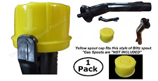 Blitz Yellow Spout Cap Fits Self-venting Gas Can Spouts 900302 900092 900094 New