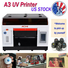 A3 Uv Printer 6 Color For Bottles Tin Cylindrical Signs 3d Rotation Embossed Us