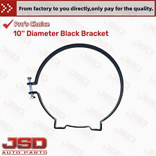 Universal 10 Inch Diameter Black Strap Mounting Bracket For Round Gas Fuel Tank