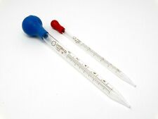 Set Of 2 Graduated Medicine Glass Droppers 3ml 10ml Transfer Pipet Pipette 8
