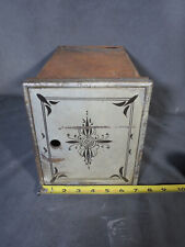 Antique Meilink Mosler Or Hall Safe Interior Pin Striped Jewelry Box Valuables