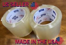 Sta Clear Acrylic Carton Sealing Tape 2 Pack 3 In. X 110 Yards Packing Tape