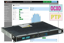 Microsemi S650 Ocxo Syncserver Gps Ptp Ntp Network Time Server 10mhz Low Noise
