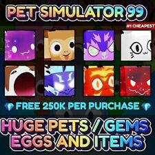 Pet Simulator 99 - Huge Pets Gems - Cheap And Quick - Pet Sim 99 Ps99