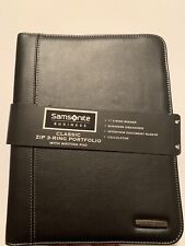 Samsonite Business Classic Zip 3 Ring Portfolio New