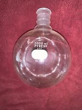 Pyrex 2000ml Glass Single Neck Round Bottom Boiling Flask 3445 4280