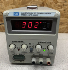 Gw Instek Gps-3030d Linear Dc Bench Lab Power Supply Regulated 30v 3a 90w Tested