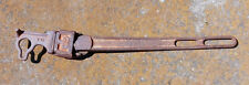 Antique Page 17s Line Barb Wire Stretcher Fence Tool Cast Iron Single Line