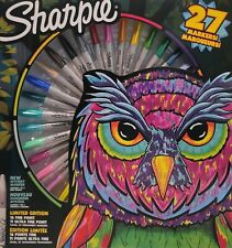 Limited Edition Sharpie Set Fine And Ultra Fine Permanente Markers 27 Pcs